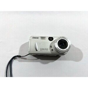 Sony Cybershot DSC-P52 Silver 3.2MP Digital Camera 2x Optical Zoom PARTS REPAIR